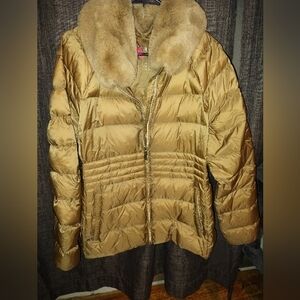 Michael Kors lightweight puffer down jacket coat